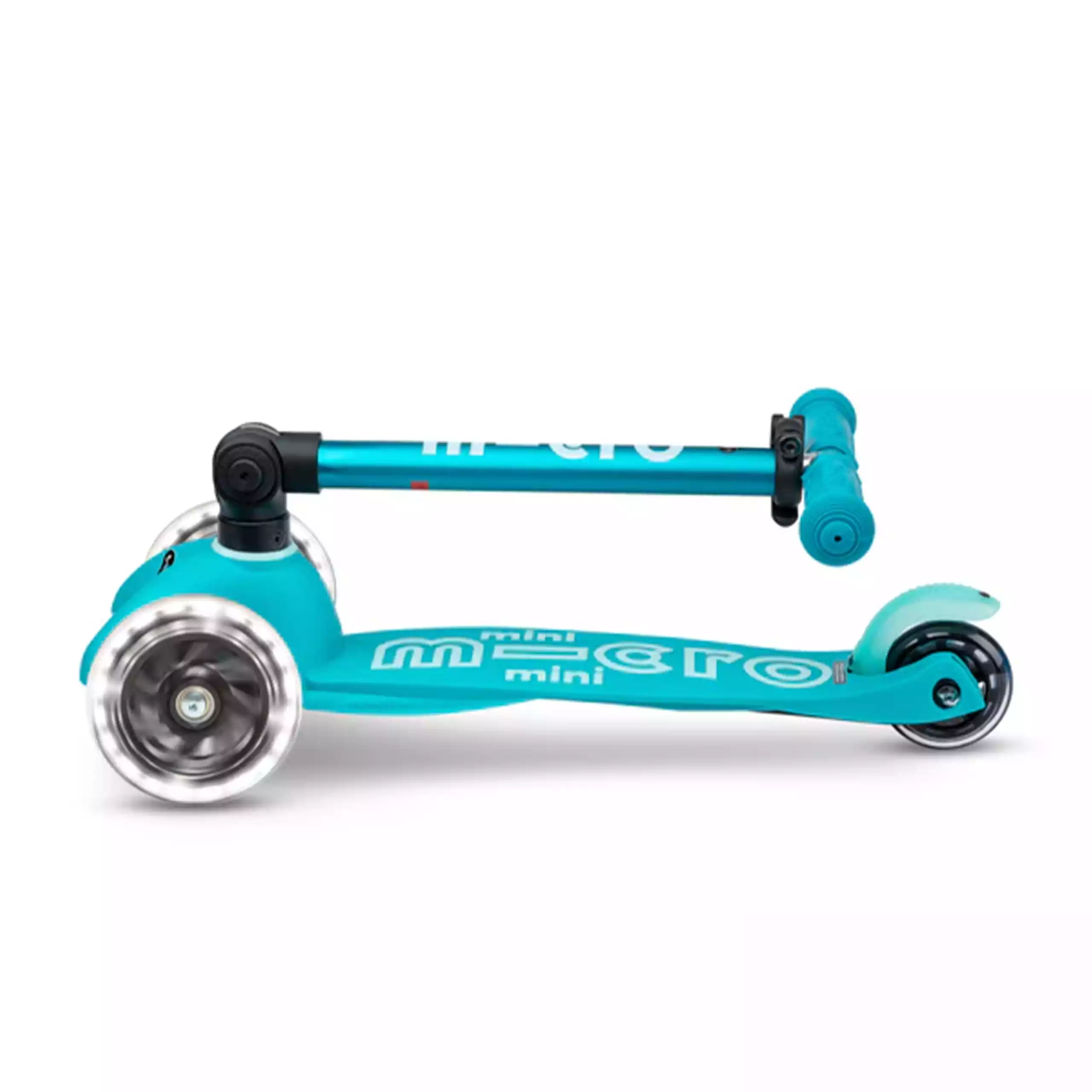 scooter micro 3 MINI DELUXE FOLDABLE LED Aqua