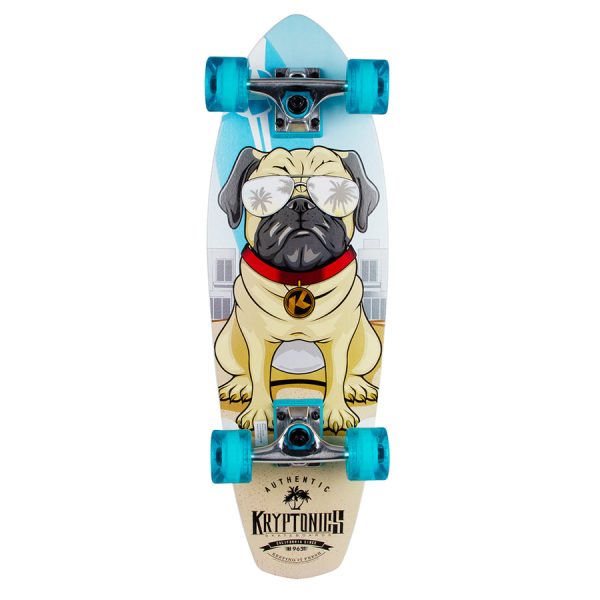 Kryptonics Cruiser Skateboard Pug Life
