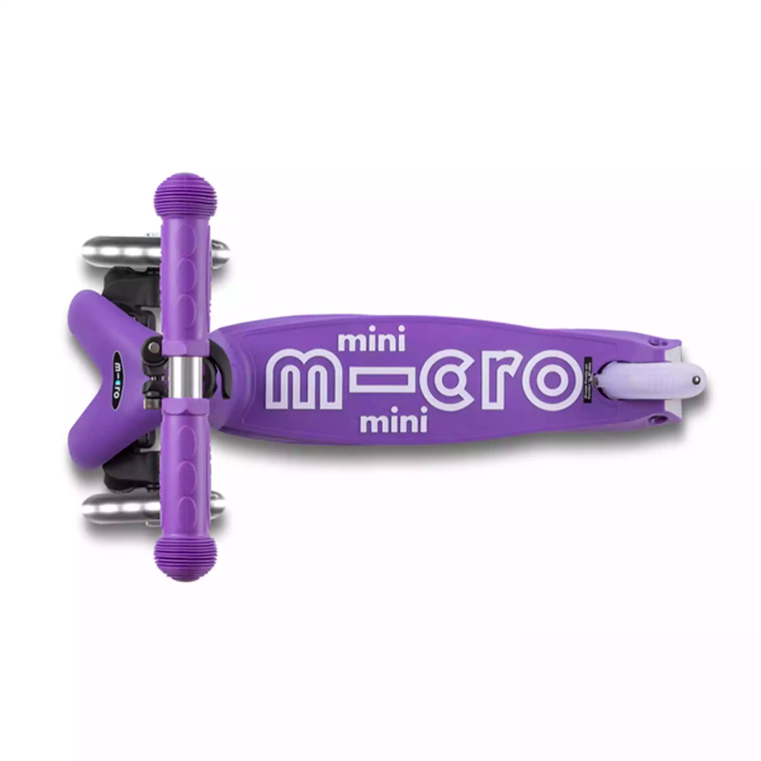 scooter micro purple 2 MINI DELUXE FOLDABLE LED Purple