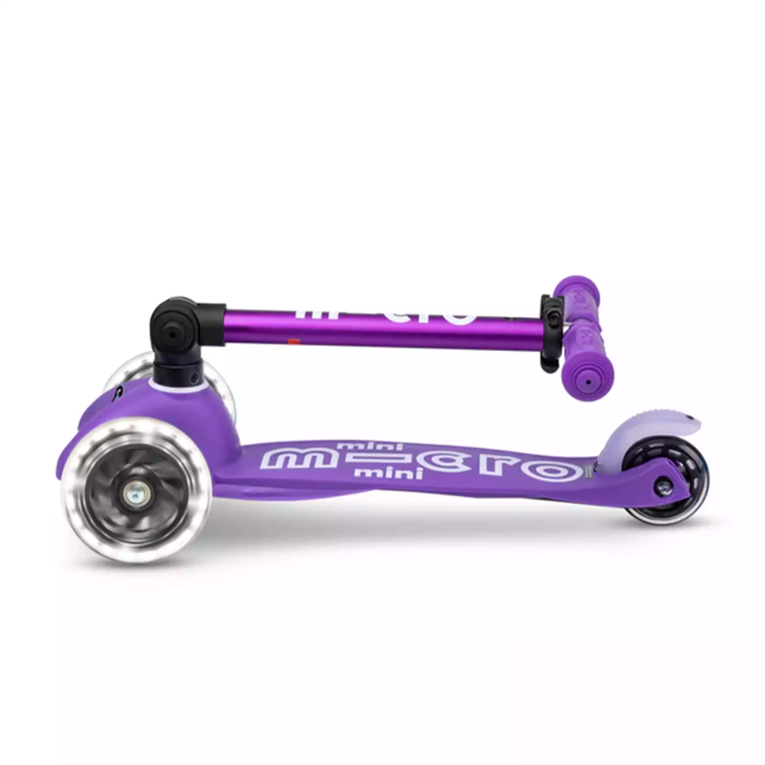 scooter micro purple 3 MINI DELUXE FOLDABLE LED Purple